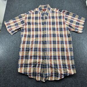 Twenty X Wrangler Men's L Multicolor Plaid Long Sleeve Button Down Shirt